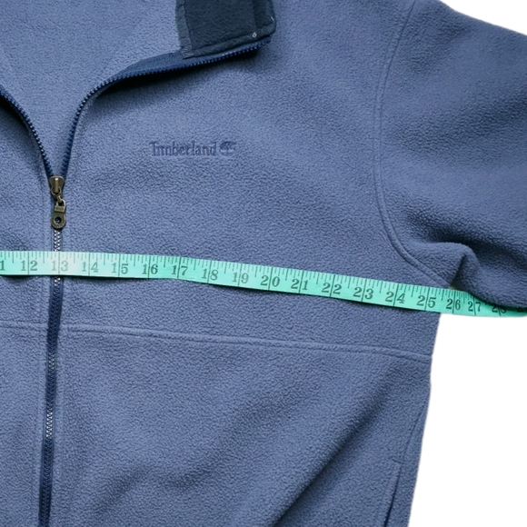 *** SOLD *** Vintage Timberland Marine Blue Full Zip Fleece Jacket - Picture 12 of 13